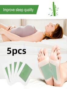 50pcs Natural Mugwort Foot Pads - Deeply Penetrate Acupoints, Soothe Feet, Absorb Moisture And Sweat. Mugwort Foot Pads Can Relieve Stress, Improve Sleep, And Are Essential For Year-Round Foot Care. Suitable For Daily Use, Providing A Relaxing Foot Bathing Experience, And Also A Perfect Gift For Friends And Family. - Multicolor - View 13