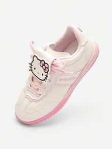 Balabala 2025 New Girls' German Sports Shoes, Autumn New Casual White Sports Shoes - White and Red - View 2