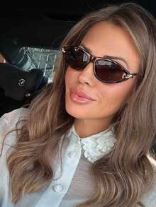Luxury Women's Cat Eye Retro Brand Designer Sunglasses, Anti-Glare Sunglasses, UV400 - Multicolor - View 4