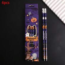 6 Stücke Halloween Party Bleistift Geschenkbox Set, geeignet für Trick or Treat Partys, Klassenraum Preise, Geschenktüten Füllungen, mehrteiliges Party Zubehör Geschenkbox
