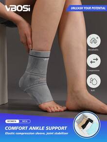 VBOSI 1件装透气压缩踝套 - 男女通用，适合篮球、羽毛球和健身训练 - 彩色 - 查看 2