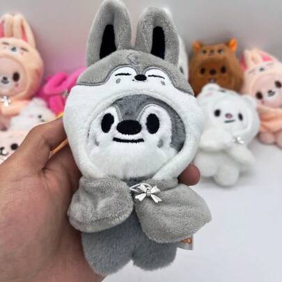 15cm SKZOO KPOP-STAY Straykid Cloak Doll Set Series(Doll+Cloak Clothes) SKZ 5'LOCK, Music Festival Gift STAY Fan Collection Birthday Gift Couple Gift Halloween Gift Christmas Gift Perfect Valentine's Day Gift