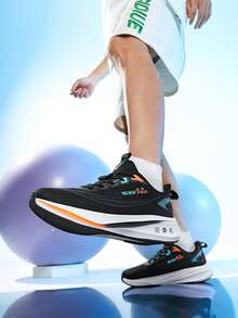 Zapatillas de running para hombres - Ligeras y transpirables, suela con amortiguación suave, aptas para carretera y exterior, zapatos multifuncionales antideslizantes para maratón, triatlón, trail running, ciclismo, gimnasio, aeróbic, senderismo, escalada, estilo urbano casual de los años 2000 Ideas para el Día de San Valentín