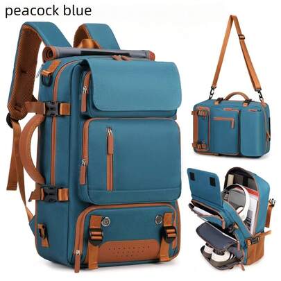 Large Capacity Multifunctional Hiking Backpack, Thick Fabric For Versatile Use, Multiple Pockets For Organized Storage, Detachable Shoe Compartment, Adjustable Shoulder Strap For Crossbody Wear, Suitable For Hiking, Travel, Commuting And More Outdoor Activities