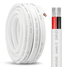 10 Gauge Marine Wire,10 AWG 30ft Duplex Marine Grade Wire Tinned Copper Oxygen-Insulated Red& Black Electrical Cable For Boat/Automotive/RV/Camper/Trailer - 4號規格 - 查看 1