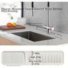 1 Stück Silikon Wasser Ablauf Matte für Küche/Badezimmer Spüle, Spritzschutz mit rutschfester Oberfläche/Abtropfgestell