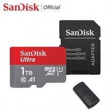 SANDISK SanDisk Ultra MicroSD,With Reader U1 C10 A1 V10 Memory Card TF Flash Card 128GB 256GB 512GB 1TB 1.5TB 64GB 32GB, High Speed Micro SD Card Mini SD Card For Phone Camera Monitor Drone