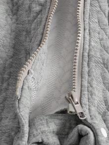 جمبسوت رضيعة بناتية كاجوال جميلة من قماش مزخرف بالأزهار ناعم ومطرز بقلنسوة، مريحة للخريف/الشتاء