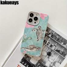 Juego de tres fundas protectoras con diseño estampado y orificios grandes para phone 16 Pro Max, 16, 15 Pro, 14, 14 Plus/14 Pro Max, 13, 13 Pro, 12 Pro, 11/11 Pro. Ideales para regalar en cumpleaños y otras ocasiones especiales. - Blanco - Ver 5