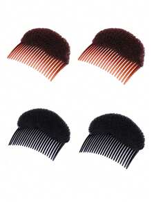 1pc Women Sponge Volume Bump Inserts Hair Bases Charming Bump It Up Volume Inserts Hair Comb Sponge Bun Hair Pad Accessories Hair Bun Maker Do Beehive Hair Styler Tool Best Christmas Gift For Girls, Hair Styling, Hair Stuff ,Hair Accessories, Hair Styling Kit, Hair Tool Kit, Hairstyling Set ,Hair Styling Tools - Multicolor - View 15