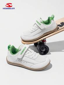 Sapatos Barefoot HOBIBEAR para Adolescentes, Meninos e Meninas, Caixa de Biqueira Larga, Caminhada Confortável, Fecholcro, Sola de Borracha, Antiderrapante, Respirável, Fácil de Calçar/Descalçar, Adequado para Todas as Estações, Sapatos Escolares