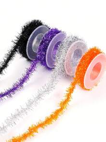 1 rouleau de 300 cm/118,11 pouces de rubans décoratifs colorés en nœud papillon DIY. Bandes à carreaux noirs et blancs convenant pour les décorations de Thanksgiving, Noël, boîtes-cadeaux, couronnes, décorations de porte, décoration d'intérieur et décoration de Noël pour la maison pendant l'hiver.