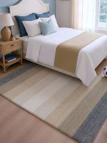 1pc Fashionable Gradient Color Indoor Decorative Rug, Faux Wool Plush Material Indoor Carpet, Living Room Rug, Sofa Rug, Bedroom Rug, Bedside Anti-Slip Mat, Dining Room & Kitchen Rug, Office Chair Pad, Entryway Doormat, Outdoor Picnic Mat, Outdoor Camping Blanket - Multicolor-4 - View 16