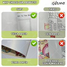 GDTME 1 Cuốn Sách Tô Màu Hình Minh Họa Giáng Sinh Ấm Áp, Phù Hợp Cho Thanh Thiếu Niên và Người Lớn, Kèm Theo Thiệp Chúc Mừng Ngẫu Nhiên - Sản Phẩm Thủ Công Sáng Tạo, Hoạt Động Thư Giãn Hàng Ngày, Món Quà Hoàn Hảo Cho Gia Đình và Bạn Bè, Thích Hợp Làm Quà Sinh Nhật, Quà Năm Mới, Quà Halloween, Quà Giáng Sinh và các Ngày Lễ Khác (Tô Màu Không Gian Ấm Cúng) - Nhiều màu - Xem 6