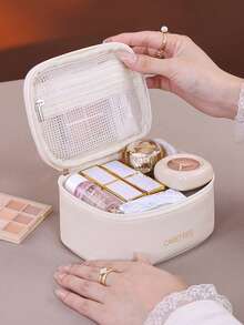 Fashion Women's Multifunctional Cosmetic Bag, Large Capacity Travel Toiletry Bag, Portable Reinforced Handle, Premium Zippered Makeup Organizer Bag, Room Decor, Bags, Makeup Bag, Travel, Make Up Bag, Travel Essentials, Organizer, Storage, Travel Essential, Makeup Organizer, Makeup Bag, Toiletry Bag, Desk Organiser, Cosmetic Bag, Makeup Bag Make Up Pouch, Make Up Bags, Makeup Bag, Travel, Makeup Pouch, Bag, Make Up Pouch, Travel Essentials, Makeup Bags, Travel Essential, Small Makeup Bag,Makeup Pouch,Cosmetic Bag,Travel Essential,Large Capacity,Large Makeup Bag