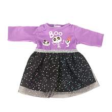3 Sets Halloween Style DIY Doll Clothes, 18 Inch American Girl Doll Princess Dress, Great Gift For Girls On Halloween, Holiday, Birthday (Doll And Shoes Not Included), Fits Dress Up Games - Mixed Colors - View 9