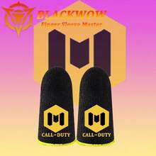 触屏游戏手套，高灵敏度防汗透气手指游戏手套，超薄透气，适合玩家更好地玩耍 - 黃色 - 查看 10