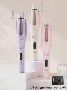 Automatic Curling Iron, Hair Curler Wand Rotating, 4 Adjustable Temperature Levels, Fast Self Spinning Styling, Quick Heating, 28mm Large Wave Curls Suitable For Slouchy People, Easy To Use - US A Type Plug(110-127V) - View 9