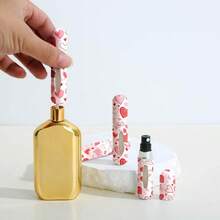 5ml, Botella recargable, Botella con atomizador, Botella con atomizador recargable, Botella de recarga de perfume, Tamaño pequeño, Portátil, Suministros personales recargables para exteriores, Útiles escolares, Recarga de cosméticos, Adecuado para: Camping al aire libre, Viajes, Senderismo, Recarga de perfume, Maquillaje, Botella de agua, Útiles escolares - Multicolor - Ver 1