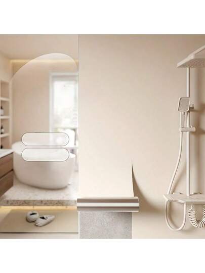 Roll Of Matte Self Adhesive Vinyl Wallpaper, Countertop Furniture Shelf Liner Renovation Change, Removable Texture, Sticky Art Wand ation, Home Ho view 9