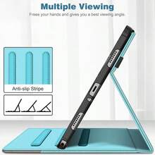 For Galaxy Tab A9 Plus 11 Inch Case 2023, Premium Leather Business Folio Stand Cover With Hand Strap For Galaxy Tab A9+ 11'' 2023 Model (X210/X216/X218) - Auto Wake/Sleep,Compatibility - Specifically Designed For The Galaxy Tab A9 Plus / A9 + 11 Inch 2023 Released Tablet(Model Number: X210/X216/X218). Not Compatible With Any Other Tablet Model