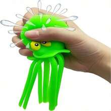 1 件/4 件章鱼挤压玩具，婴儿沐浴水玩具，淋浴喷头章鱼，喷水减压玩具，婴儿必备沐浴玩具，可爱儿童漂浮玩具，男孩和女孩的礼物