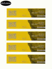 1600pcs/50books - 1 1/4 Cigarette Rolling Papers - Unbleached Yellow Natural Gum Arabic Cigarette Rolling Papers - 44*108 MM Yellow Rolling Papers - Classic Ultra-Thin Cigarette Papers, Smooth Burning. - Multicolor - View 12
