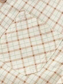 Balabala Boys Long Sleeve Shirt 2025 Autumn - Stylish Casual Button-Up - White Coffee Color - View 4