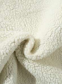 معطف مبطن بالفليس مصبوغ بطريقة التعتيق للرجال، خريف وشتاء