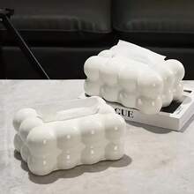 1 Piece, Lightweight Luxury Tissue Box, Household Desktop Tissue Storage Box, Suitable For Bedrooms, Living Rooms, Cars, Home Decoration, Kitchen Workers