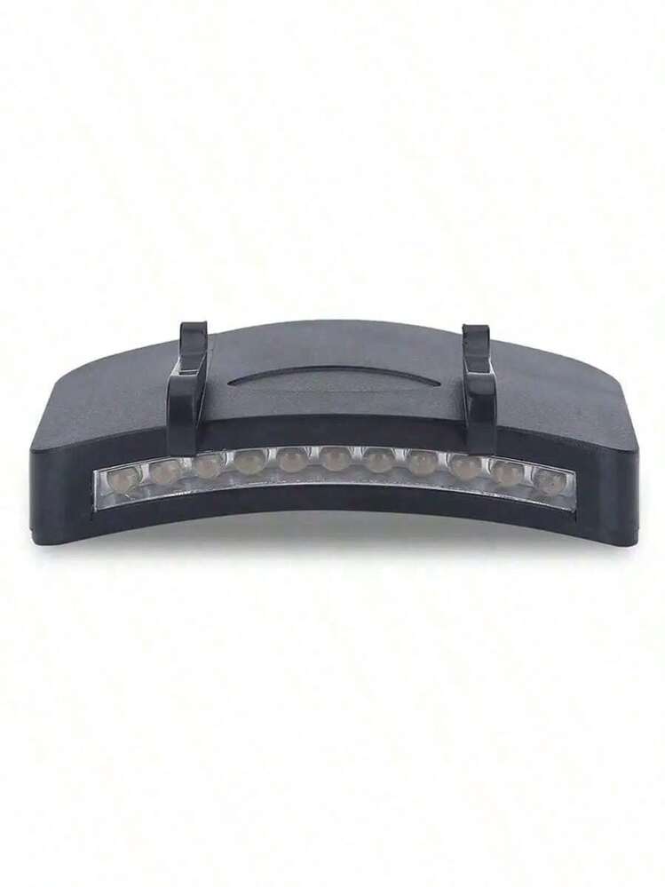 (Excluding Battery) Ultra Bright LED Clip On And Head Mounted Fishing Lights | High Strength, Ultra Light Waterproof Headlights | Multi Functional Fishing, Camping, Hunting, Hiking, And Exploration | Perfect Holiday Gift For Outdoor Enthusiasts - 黑色 - 查看 6