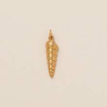 1 buc pandantiv stil oceanic, coajă stea de mare, căluț de mare, coral, stil retro de vacanță, placat cu aur, potrivit pentru coliere brățară DIY, aur electrolizat de 18K, un cadou pentru soții și mame