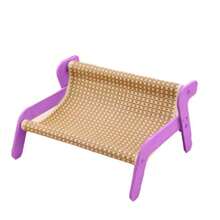 Pet Sofa - White Velvet - View 11