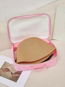 Bolsa de maquillaje de gran capacidad, organizador de maquillaje, bolsa de almacenamiento de maquillaje, bolsa de lavado, bolsas de almacenamiento, regalo esencial de Año Nuevo, esencial para la temporada de apertura y viajes, esencial de universidad de otoño, bolsa de viaje de vacaciones para mujeres