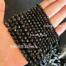 1 串奥地利水晶多面圆珠，约 3 毫米，精密切割，散珠，适合 DIY 手链项链首饰