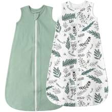 2 Pcs Baby Big Space Sleeping Bag 0.5 Tog Sleep Sack For 0-18 Months Infant