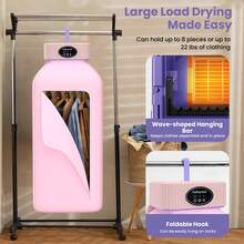 Portable Clothes Dryer, Mini Dryers For Laundry, Small Foldable Electric Compact Drying Machine For Travel,RV, Home & Apartment, With Dry Bag - 查看 1
