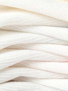Tất trẻ em 5 đôi, cotton dài đến bắp chân - Chống trượt, thoáng khí - tông màu trắng đỏ - Xem 6