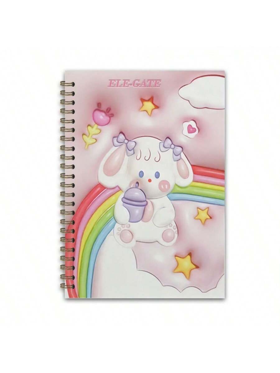Cuaderno espiral rayado de 80 hojas de tamaño A4