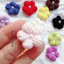 1pc Yarn Flowers Handmade Crochet Hairpin Brooch Apparel Accessories Apparel Accessories