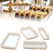 9 Pieces Cake Stand Set,Cake Stand For Party,Gold Metal Cup Cake Stand Holder Set For Dessert,Table Plate Cupcake Round Cake Pedestals Stand Display Serving Tower For Wedding Brithday Party Celebration Home Decoration - 金色 - 查看 6