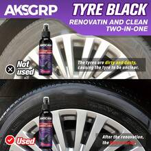 AKSGRP Cera para neumáticos, protector de brillo duradero, renovador de piezas de plástico del automóvil, pasta para eliminar y reparar arañazos