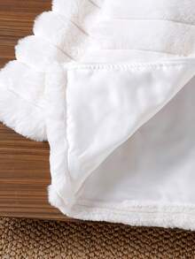 Young Girls Cute Bear Hooded Plush Jacket With Bear Doll Backpack Accessory, Autumn/Winter