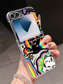 1个极简磨砂PC材质可折叠手机壳，保护性强，防摔：兼容三星Galaxy Zflip 3/Zflip 4/Zflip 5/Zflip 6/Zflip 7、Find N3 Flip、Razr 50 Ultra/Razr 60 Ultra/Razr 60/Razr 50、MIX Flip、Galaxy Z Flip7 FE - 黑色 - 查看 13