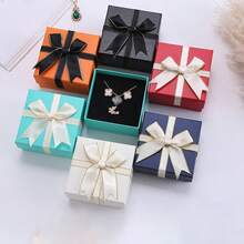 2/4 صندوق مجوهرات من الورق بشكل فراشة مع أغطية، صناديق تغليف هدايا المجوهرات للأساور والقلائد والأقراط، صناديق تخزين هدايا عيد الحب وعيد الميلاد