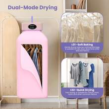 Portable Clothes Dryer, Mini Dryers For Laundry, Small Foldable Electric Compact Drying Machine For Travel,RV, Home & Apartment, With Dry Bag - 查看 6