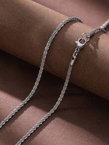 1pc Sparkling Men's And Women's Minimalist Chain Sky Star Necklace (18-24 Inches) - Multicolor - View 10