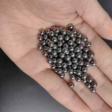 1000pcs/Pack 5mm (0.2in) 6mm (0.23in) High Carbon Steel Slingshot Hunting Balls, Industrial Material, Bicycle Bearing Parts, Smooth Precision Surface Steel Beads - Silver - View 3