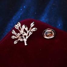 简约亮面银锚胸针 男士徽章珠宝 绅士西装配饰别针 不褪色衬衫翻领别针 金属胸花 - 多色 - 查看 31