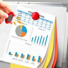 12/28/56 قطعة مغناطيس ملون دائري للمنزل والمدرسة والمكاتب